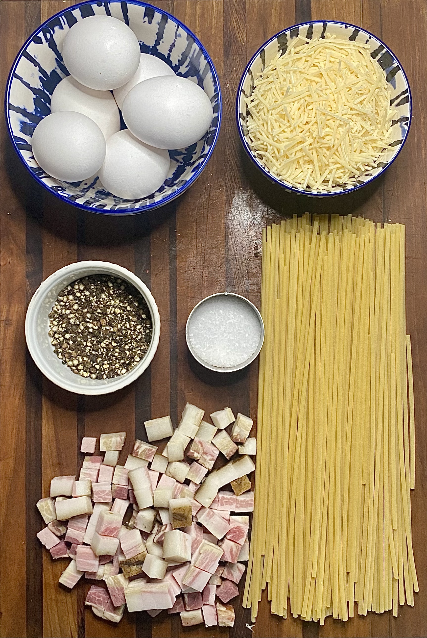 carbonara ingredients