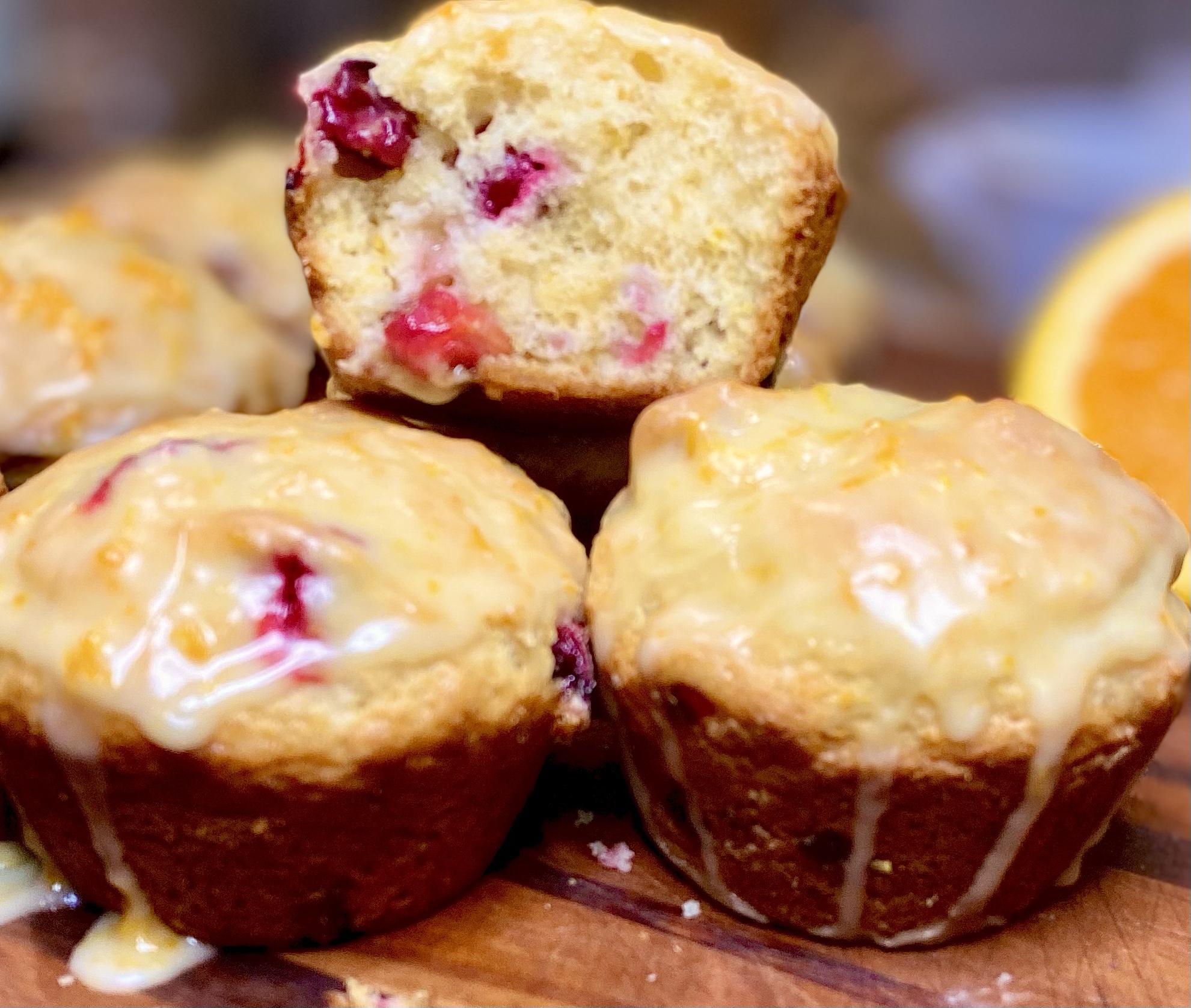 Cranberry Orange Buttermilk Muffins - THE HONEY, I'M HUNGRY BLOG