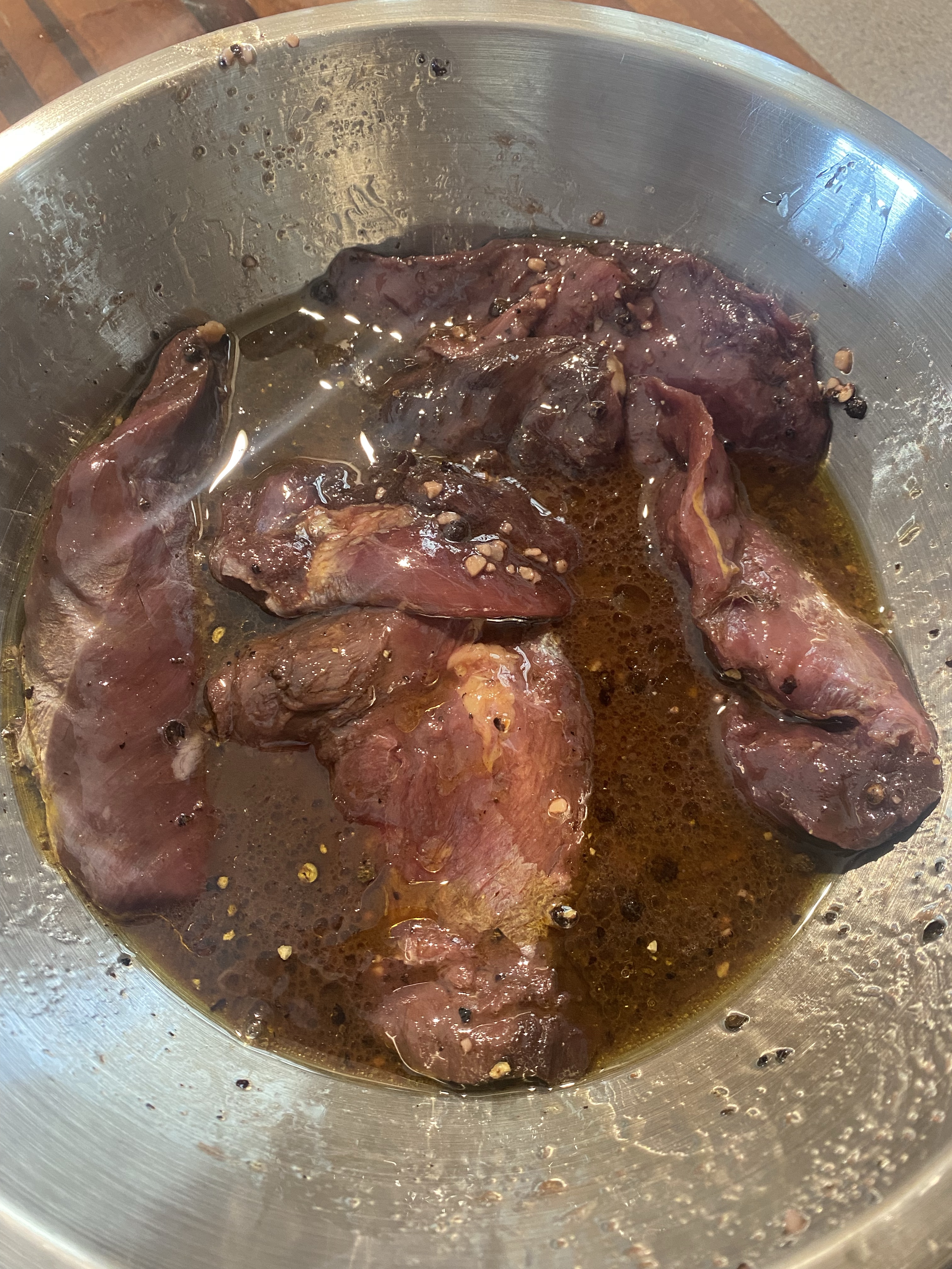 marinating duck