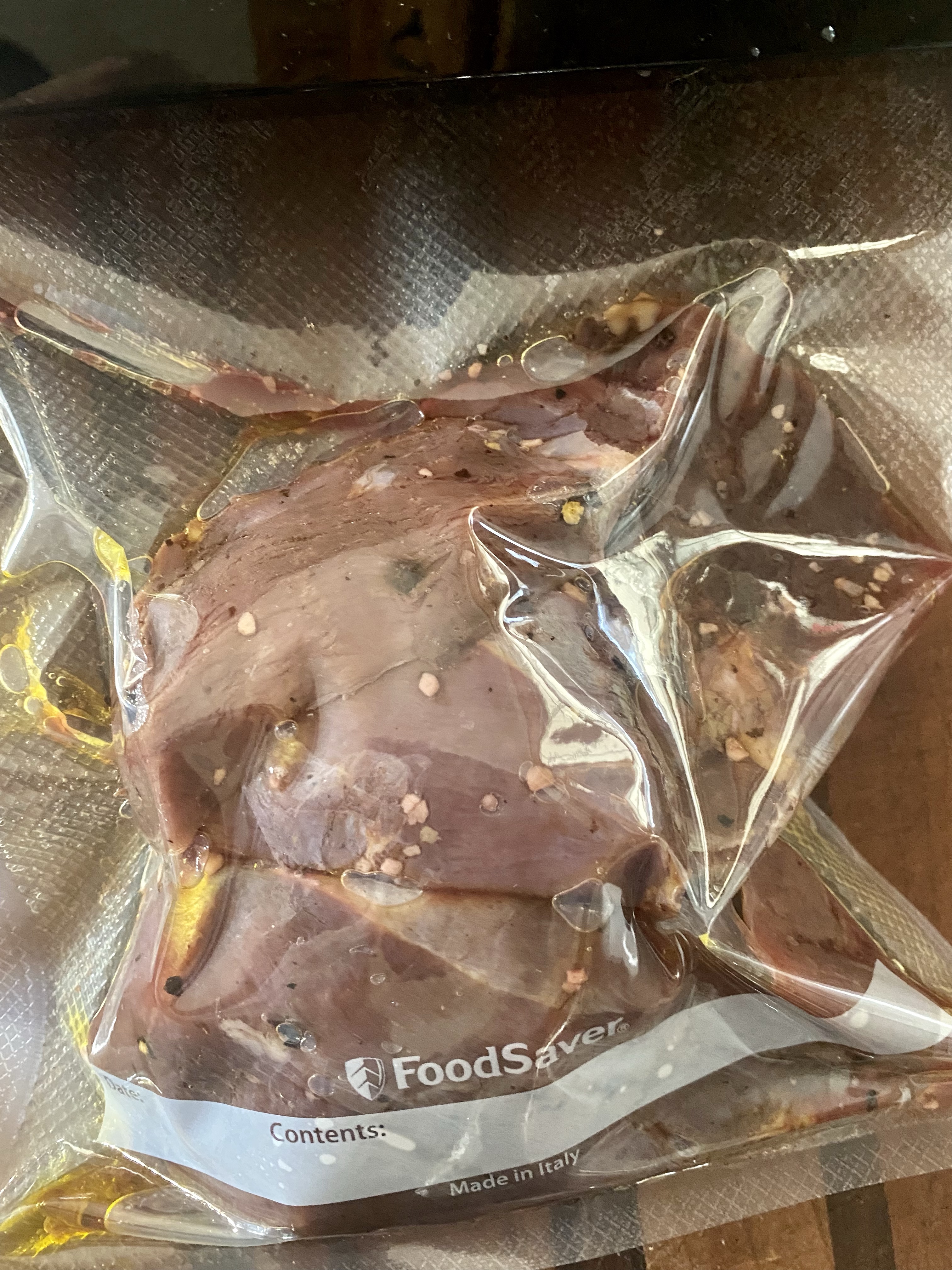 vacuum sealed wild duck