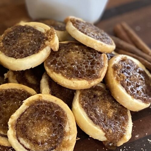 simple cinnamon brown sugar cinni-minis