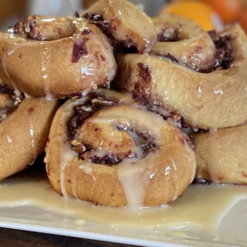 cranberry orange pecan sweet rolls