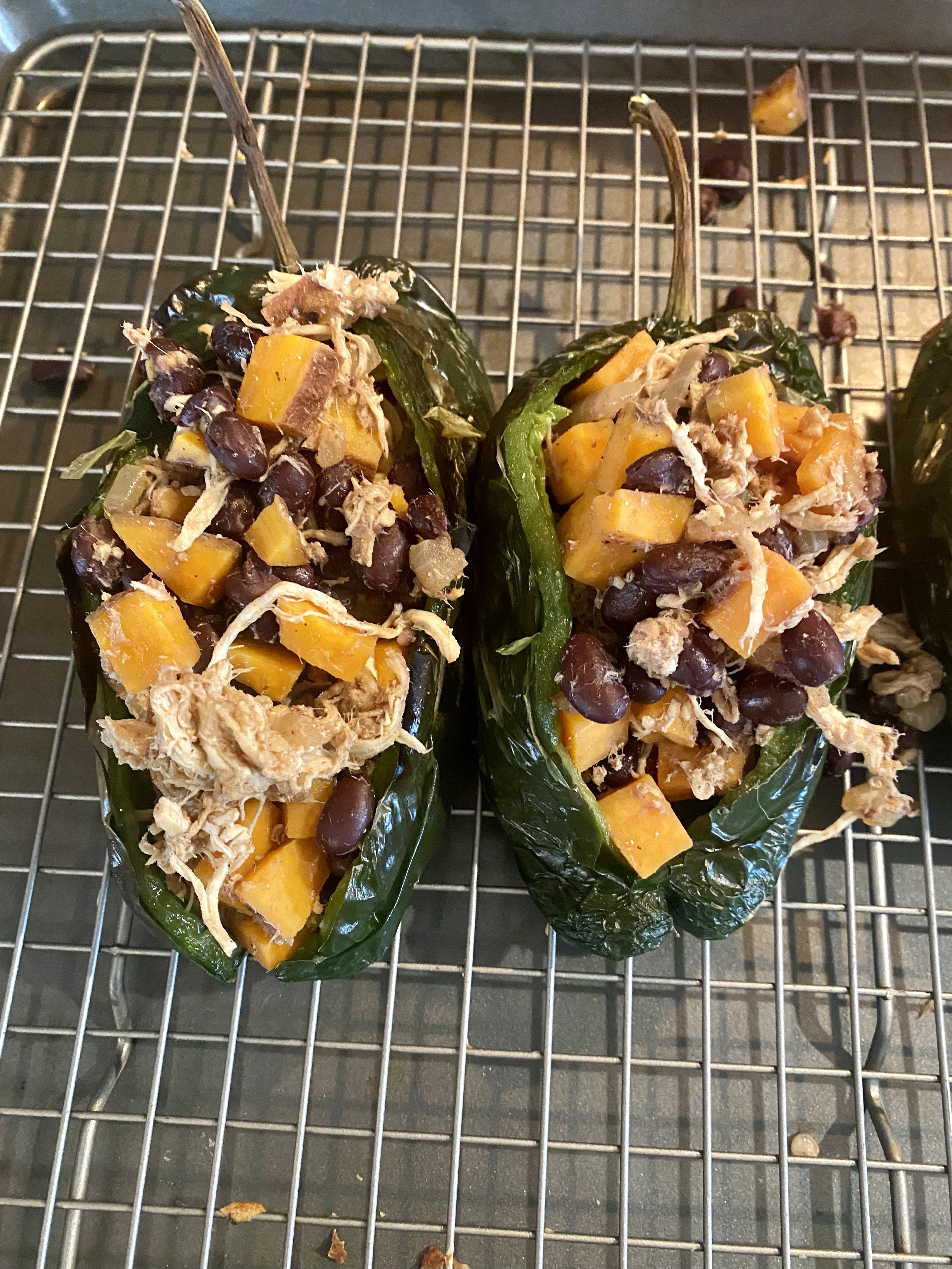 stuffed poblano peppers