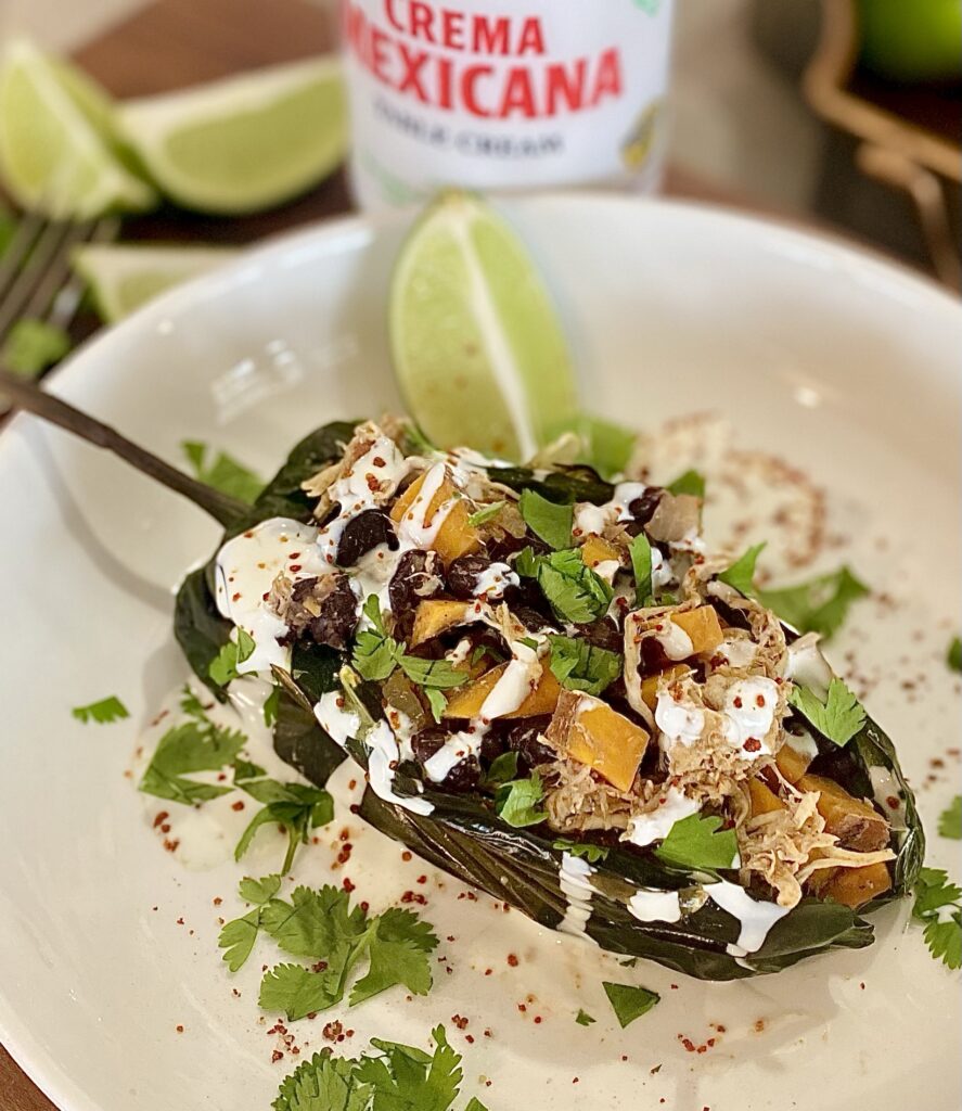 stuffed poblano peppers