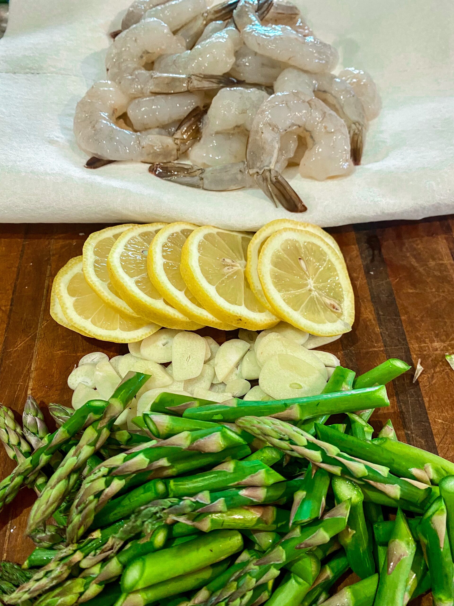 prepped risotto ingredients