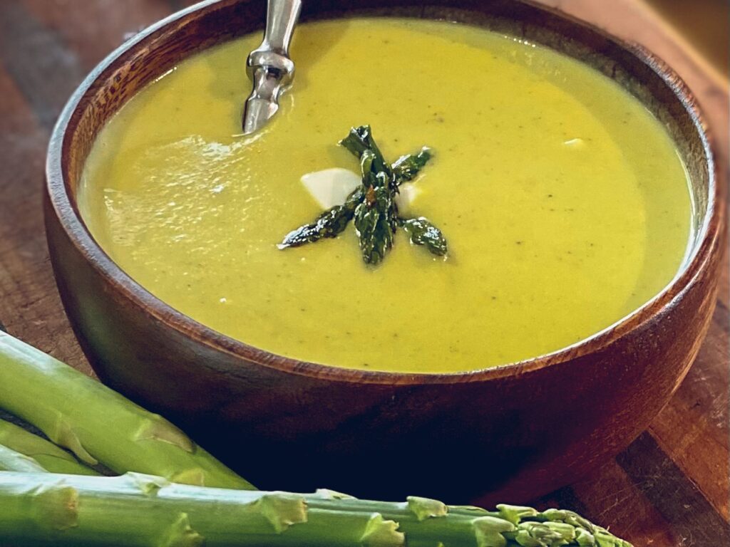 honey, I'm healthier asparagus soup