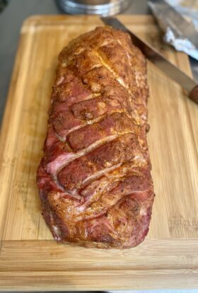 honey, I'm healthier smoked pork loin