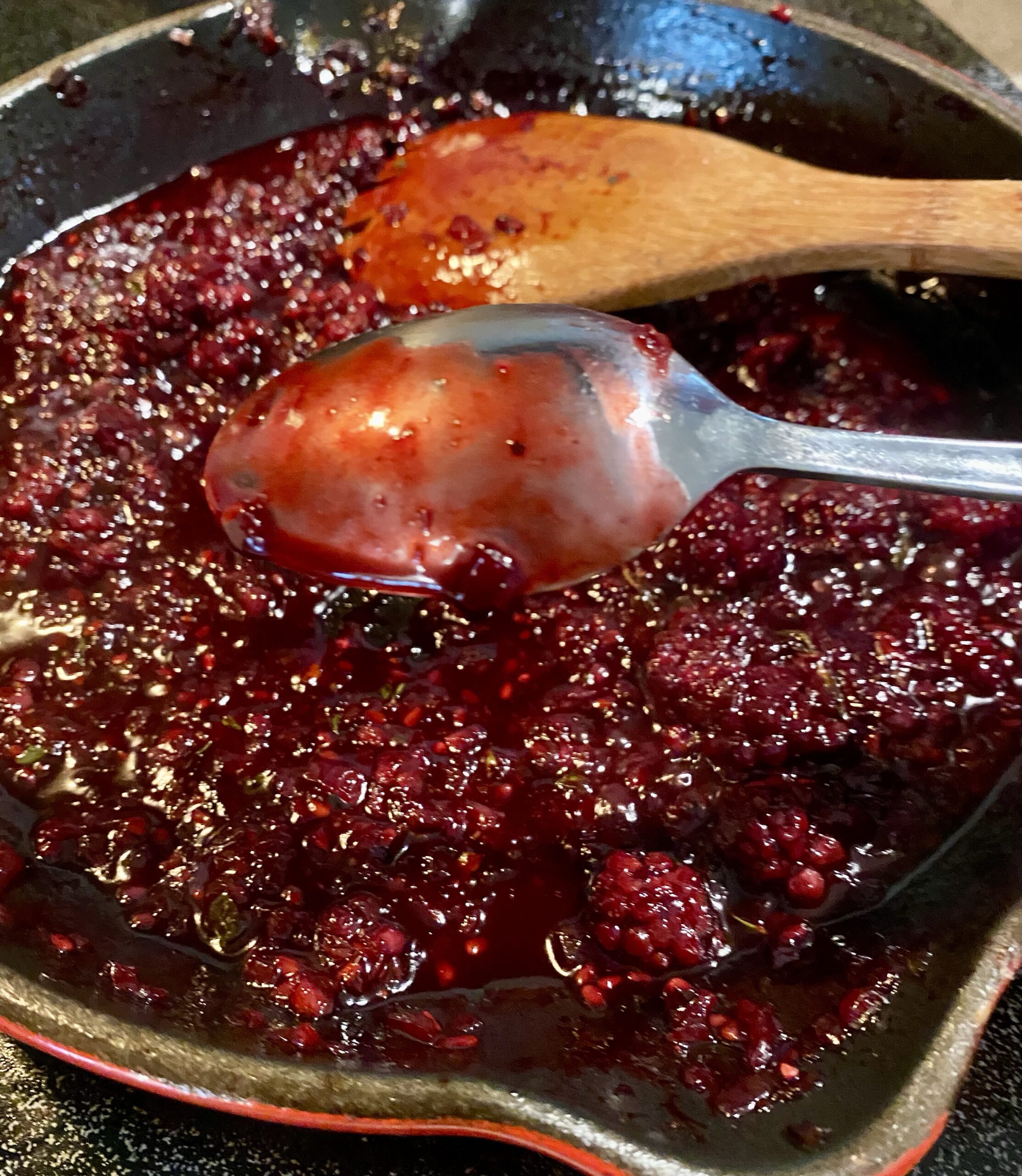 blackberry bourbon sauce