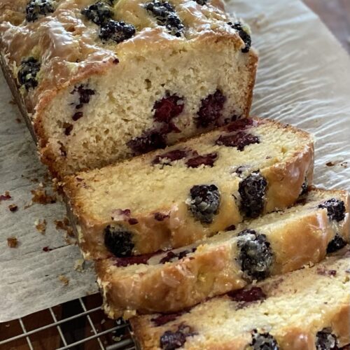 blackberry lemon muffin bread