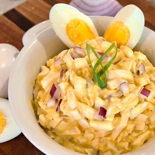 honey, I'm healthier easy egg salad