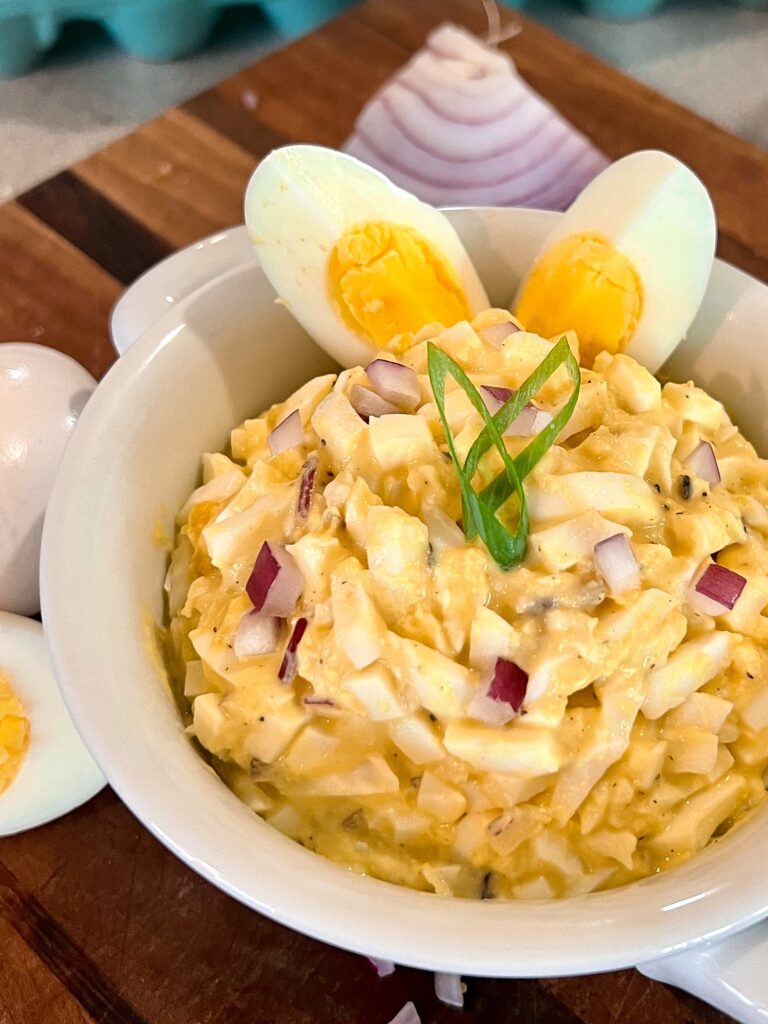 honey, I'm healthier easy egg salad