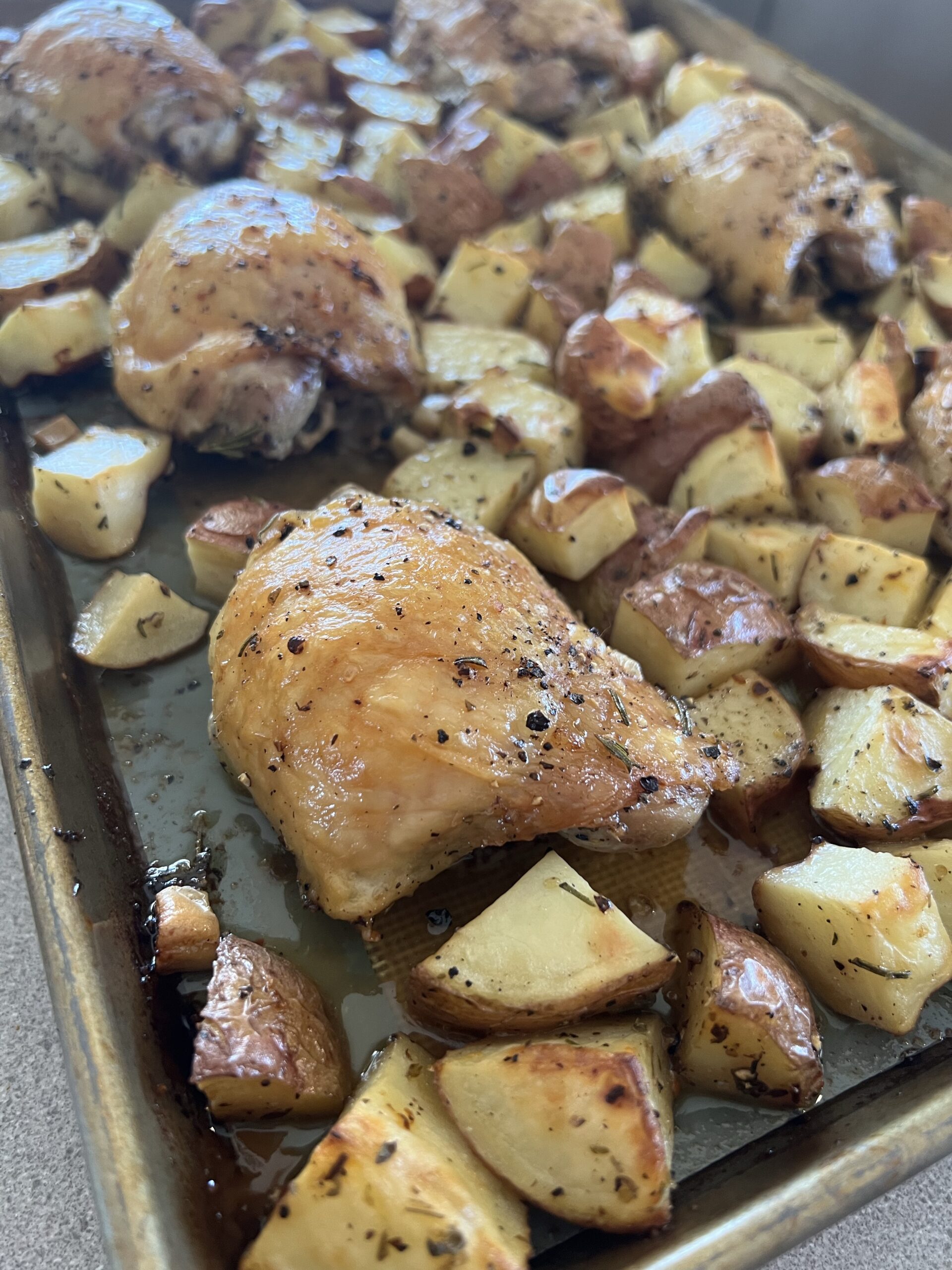 sheet pan chicken thighs