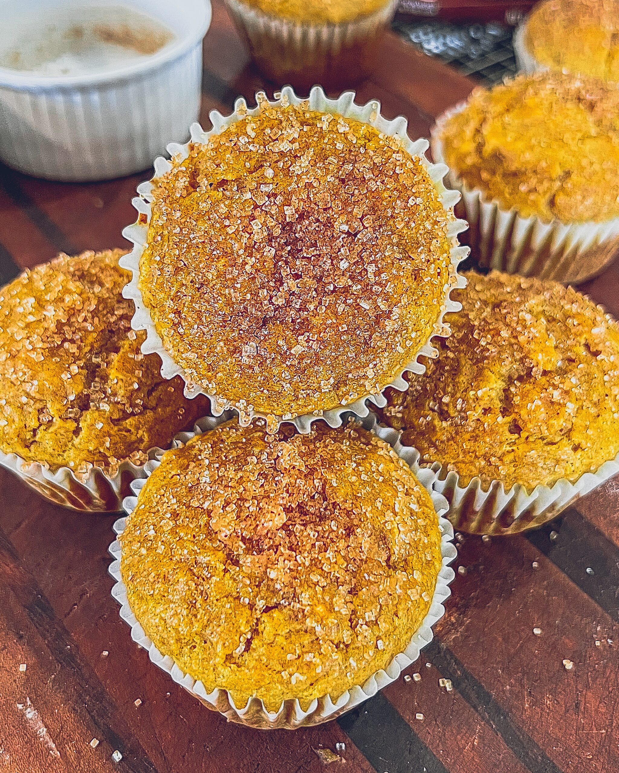 pumpkin crunch muffins