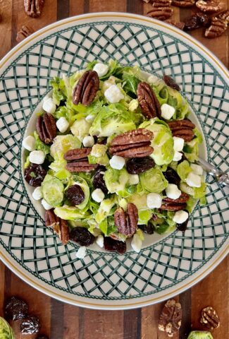 honey, I'm hungry brussels sprout salad