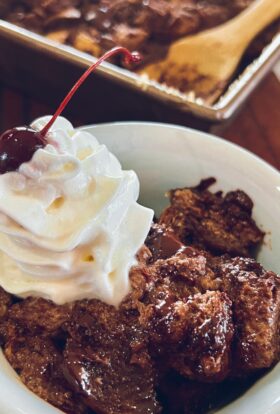 chocolate bread pudding