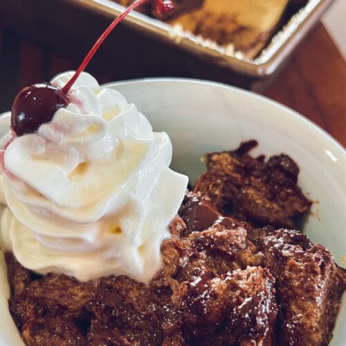 chocolate bread pudding