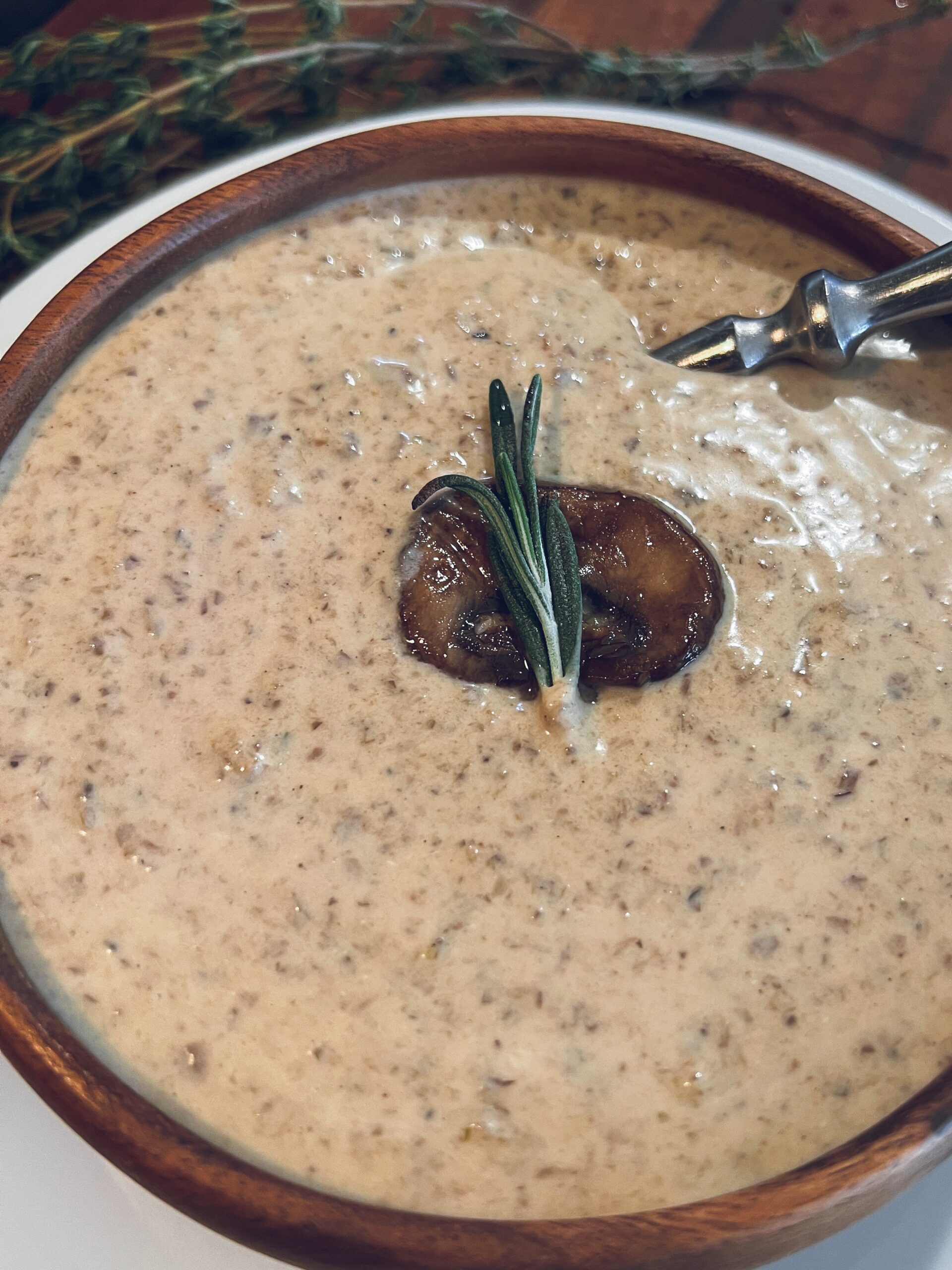 creamy mushroom soup