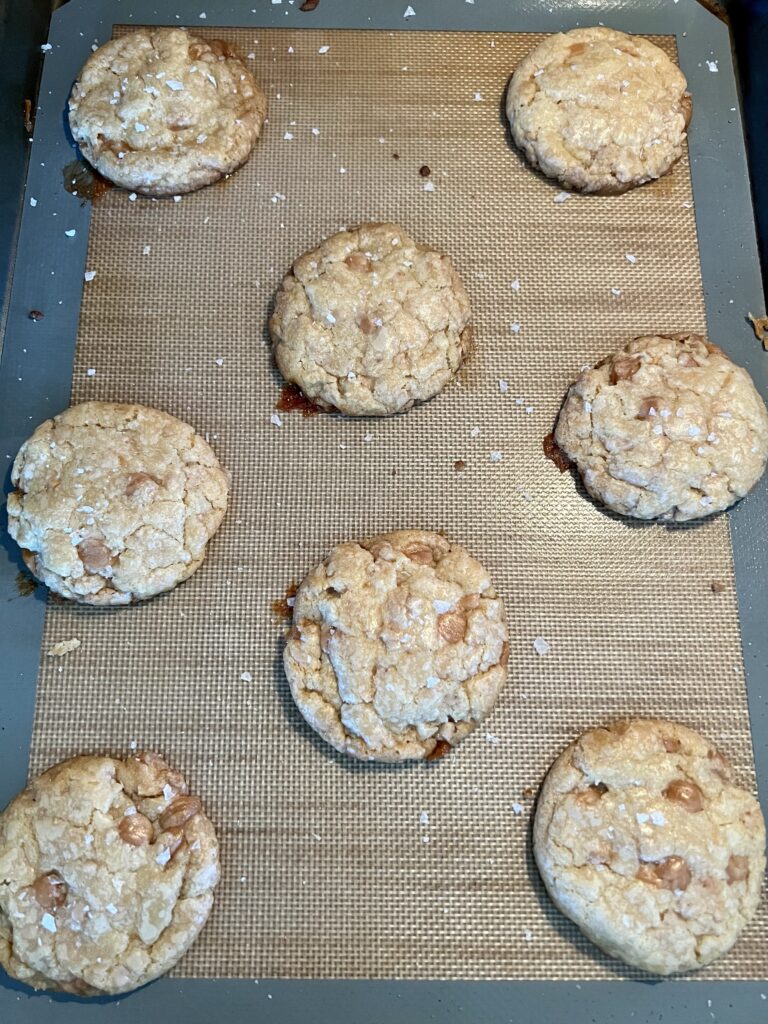 salted caramel cookies