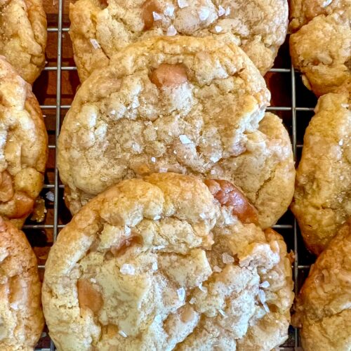 salted caramel cookies