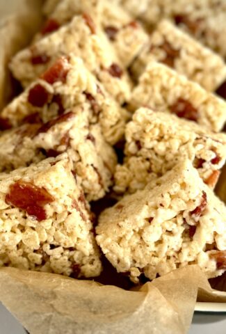 brown butter bacon rice crispy treats