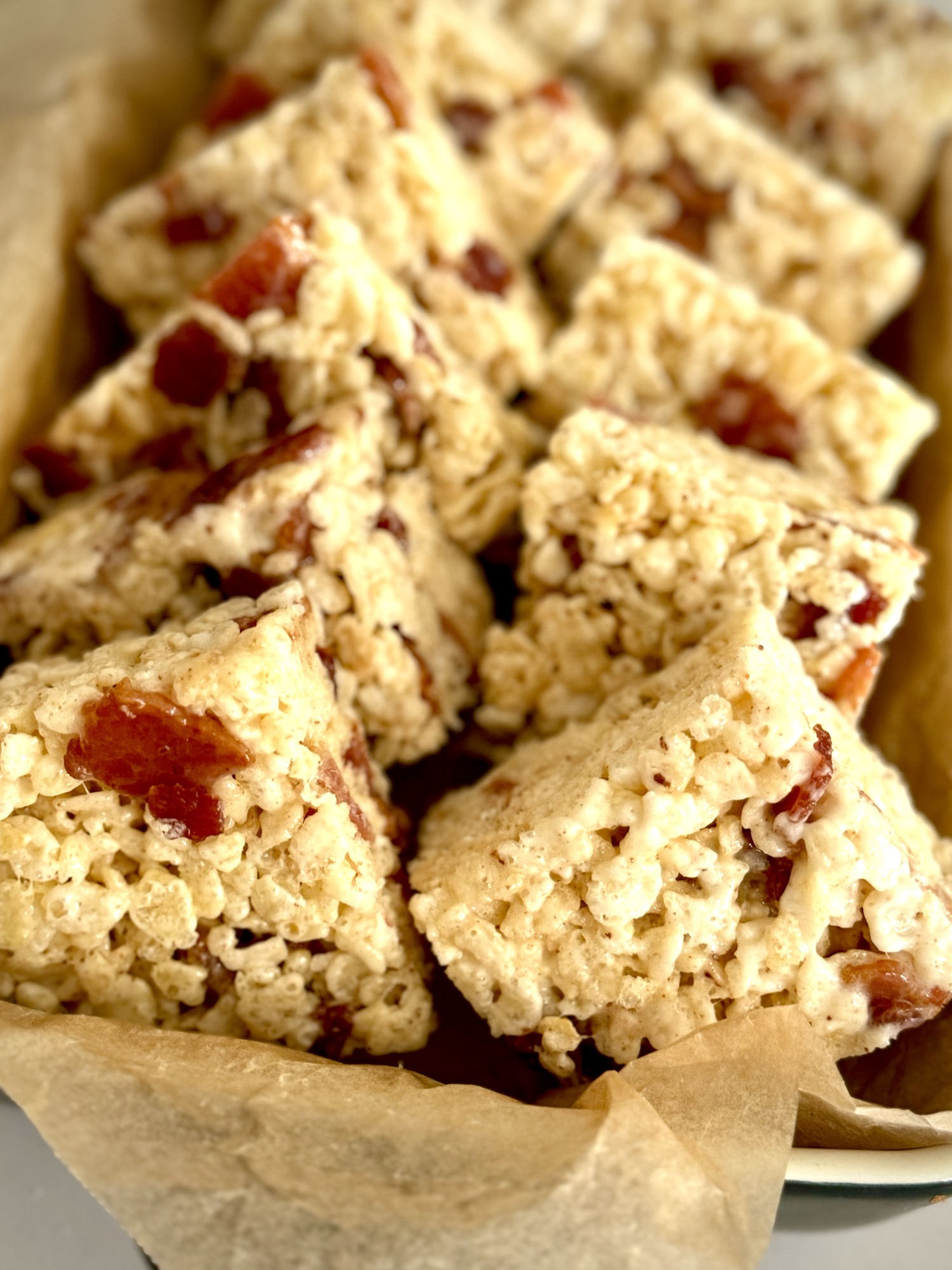 brown butter bacon rice crispy treats