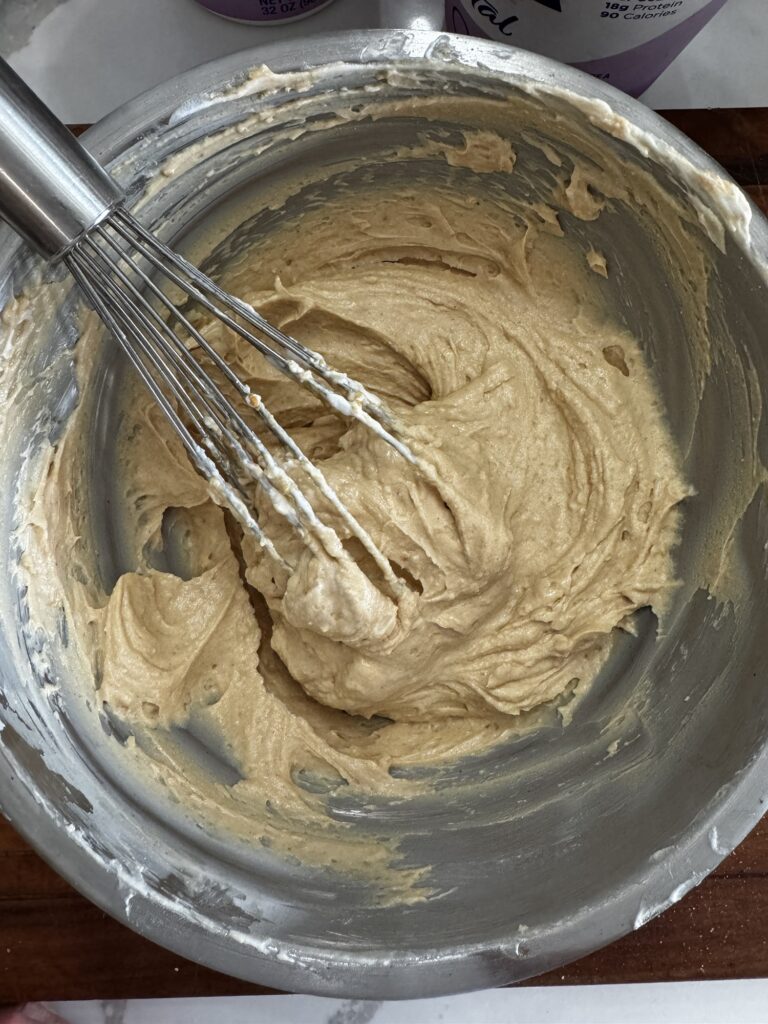 smooth peanut butter mixture